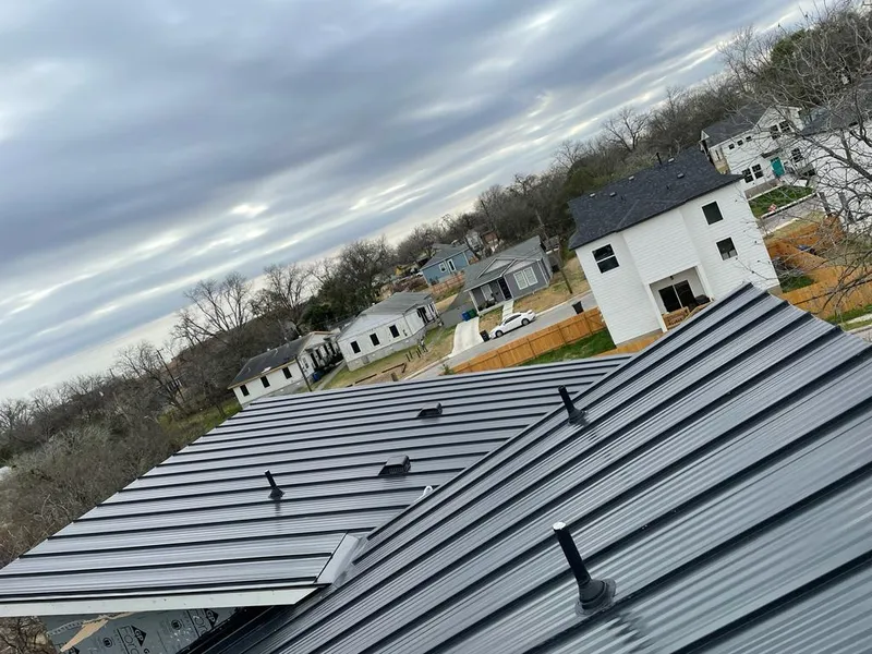 Standing seam metal roof panels with vents for Skylight Repair in Brandermill
